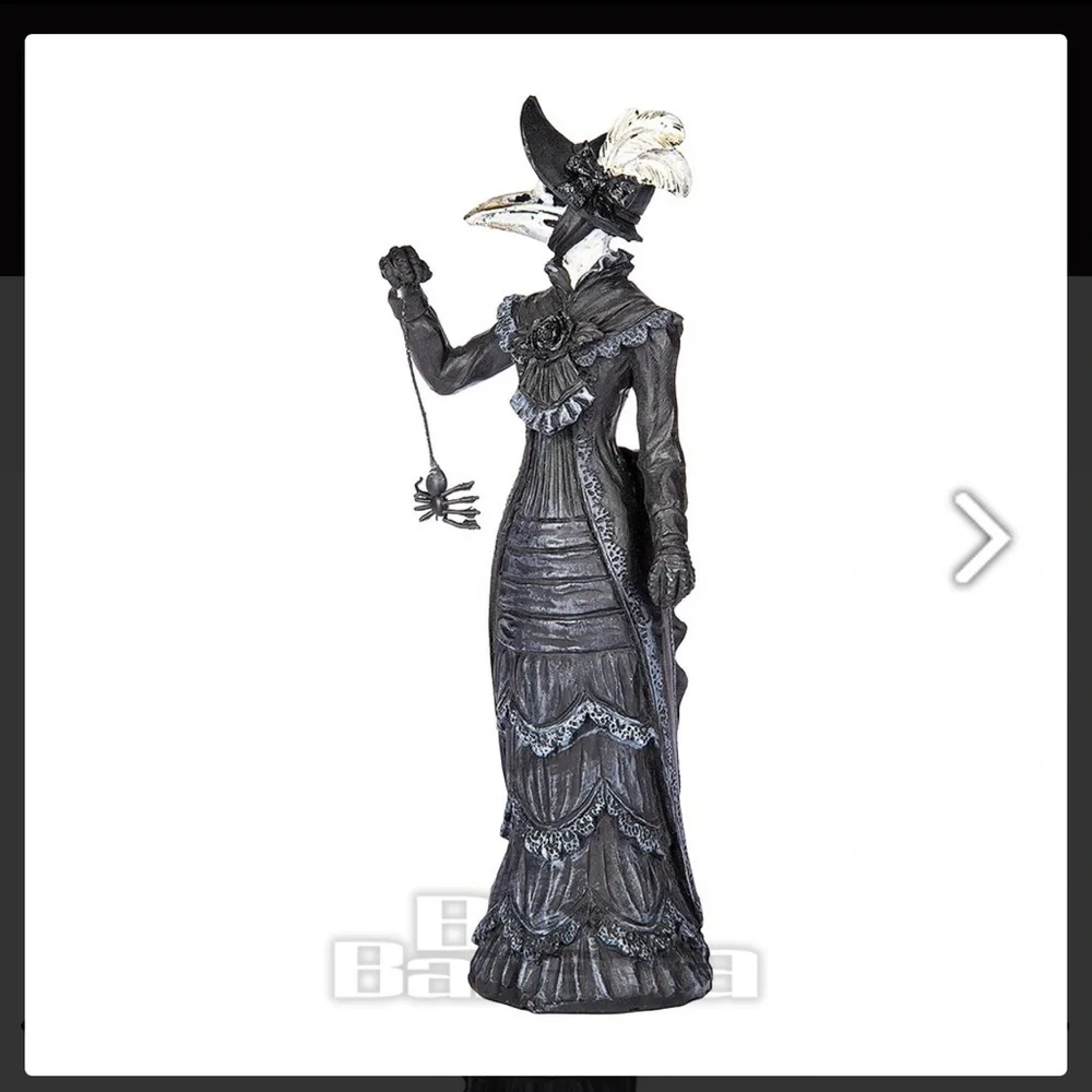 Gothic Plague Doctor Figurines Set